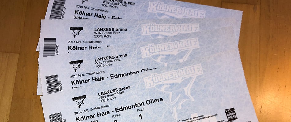 Gewinne jetzt Tickets für das Spiel der Haie gegen die Edmonton Oilers.